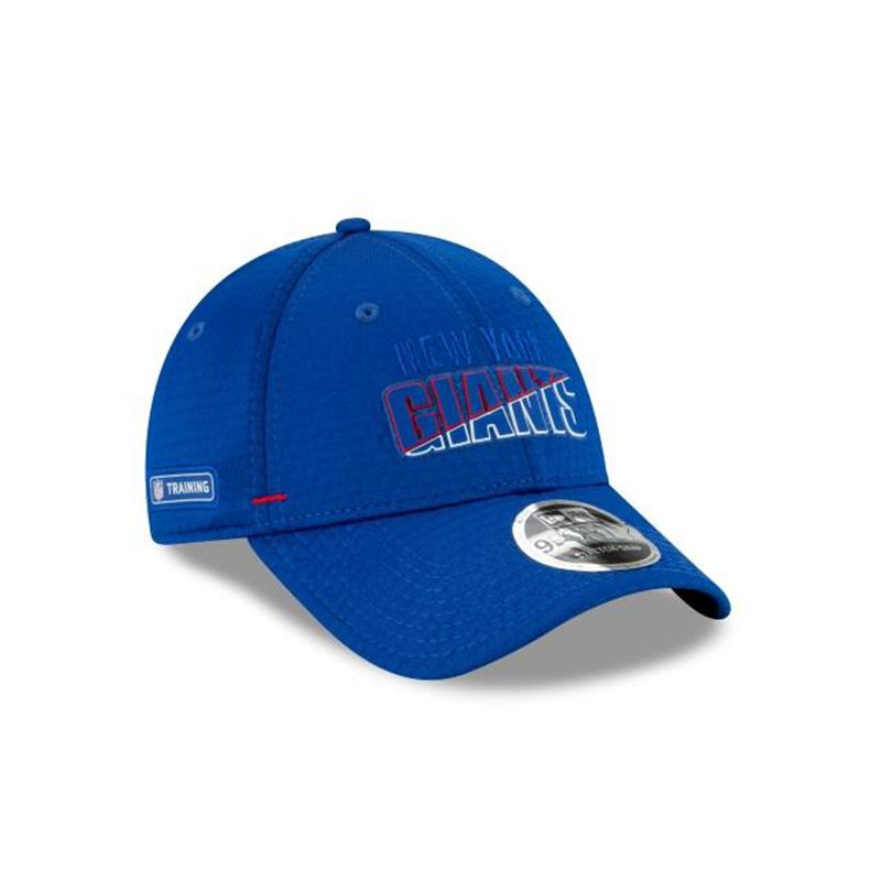 NFL New York Giants Official Summer Sideline Stretch Snap 9Forty Snapback (ERH5819) - Blue New Era Caps